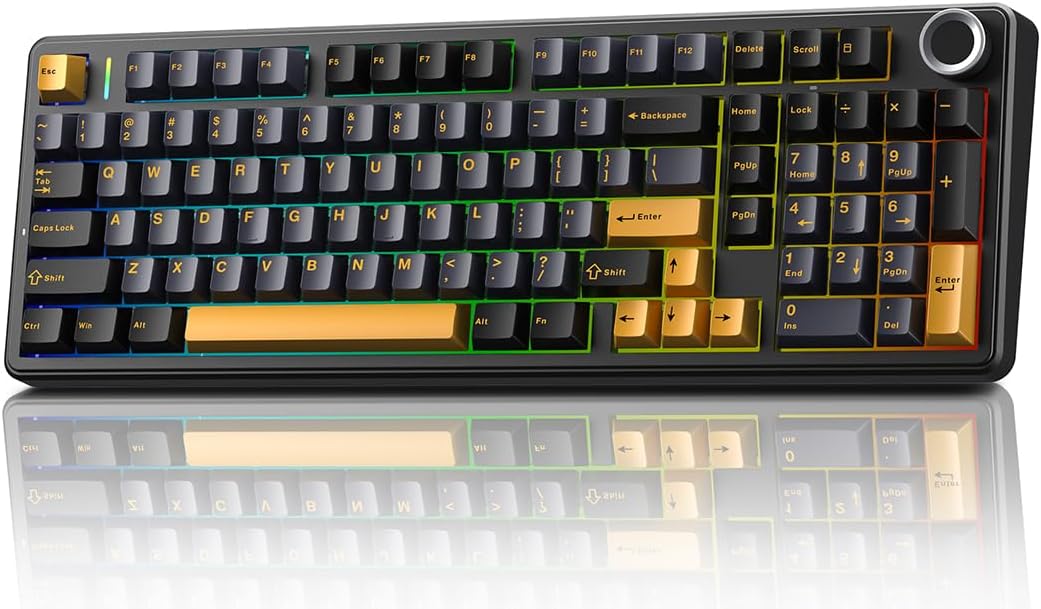 Mechanical keyboard with a focus on keycaps and design
